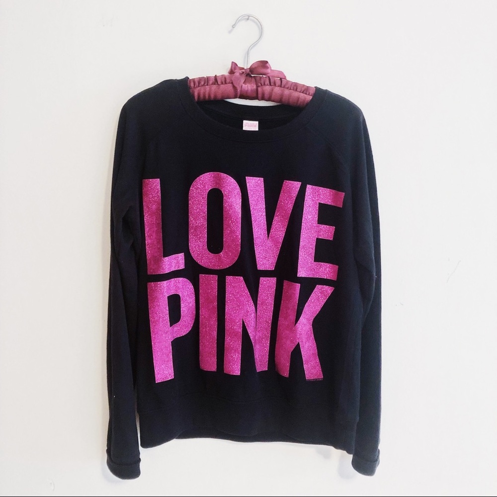 Victoria’s Secret PINK Glitter Sweatshirt XS